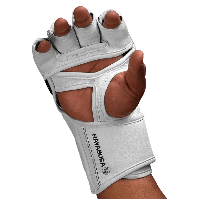 Hayabusa MMA-Handschuhe T3 - Weiß/Schwarz