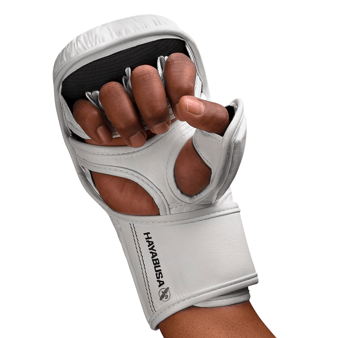 Hayabusa MMA-Sparringhandschuhe T3 Hybrid - Weiss/Schwarz