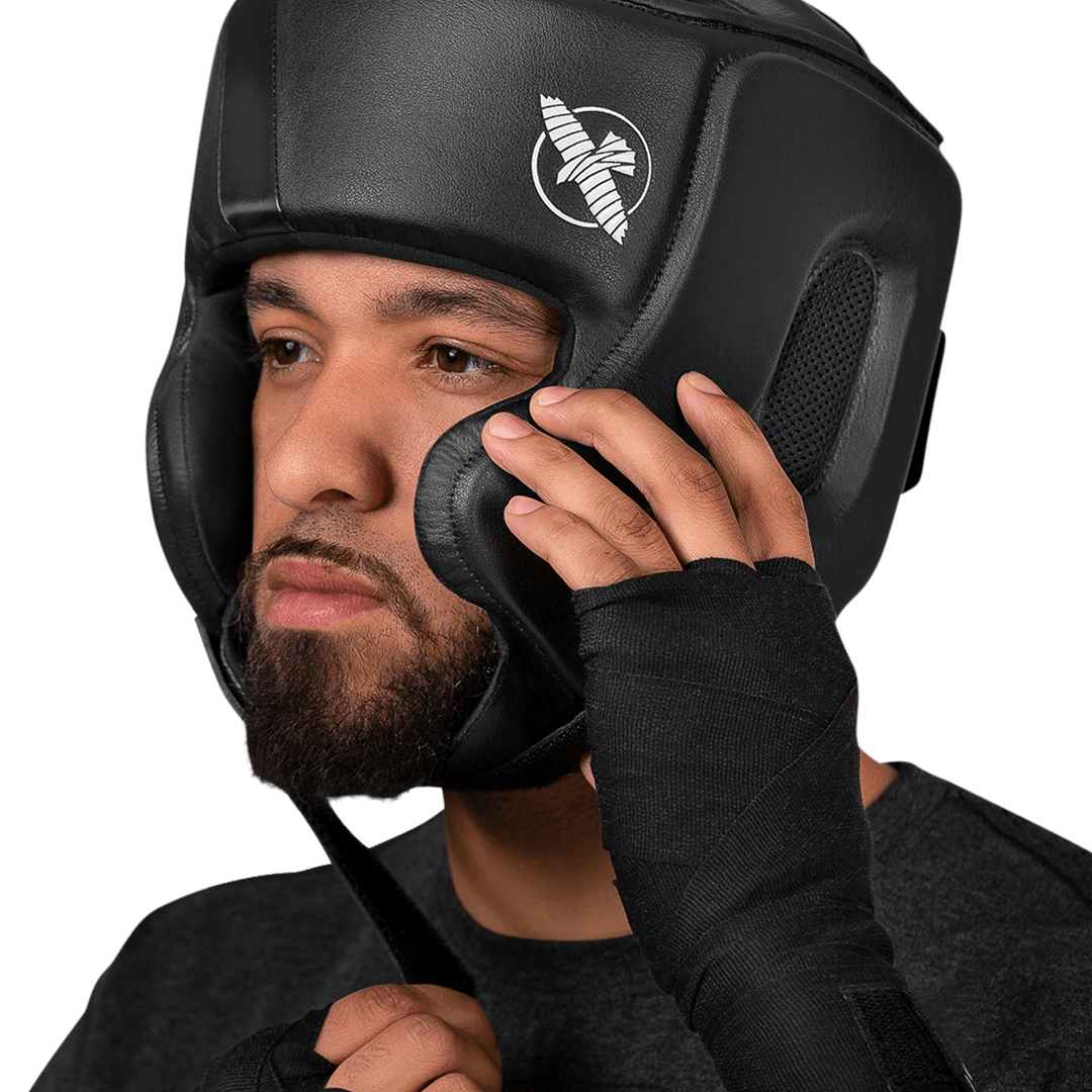 Hayabusa Kopfschutz T3 mit Wangenschutz - Schwarz