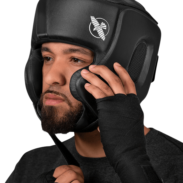 Hayabusa Kopfschutz T3 mit Wangenschutz - Schwarz
