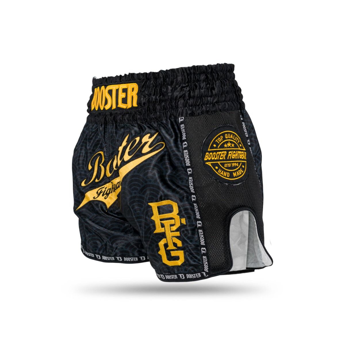 Booster Muay Thai Shorts Slugger Wave - Schwarz/Gold