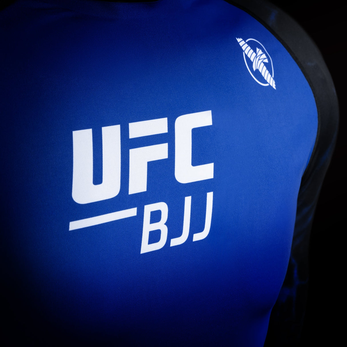Hayabusa UFC BJJ Rashguard Lange Mouwen - Blauw/Zwart