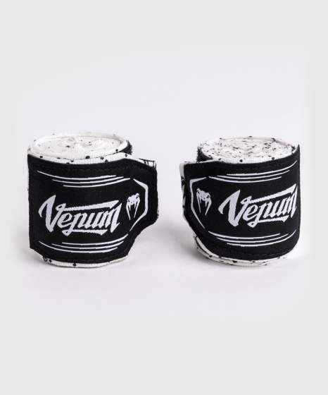Venum Boxbandagen Monogramm – Weiss/Schwarz