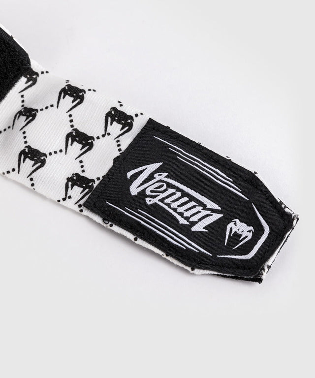 Venum Boxbandagen Monogramm – Weiss/Schwarz