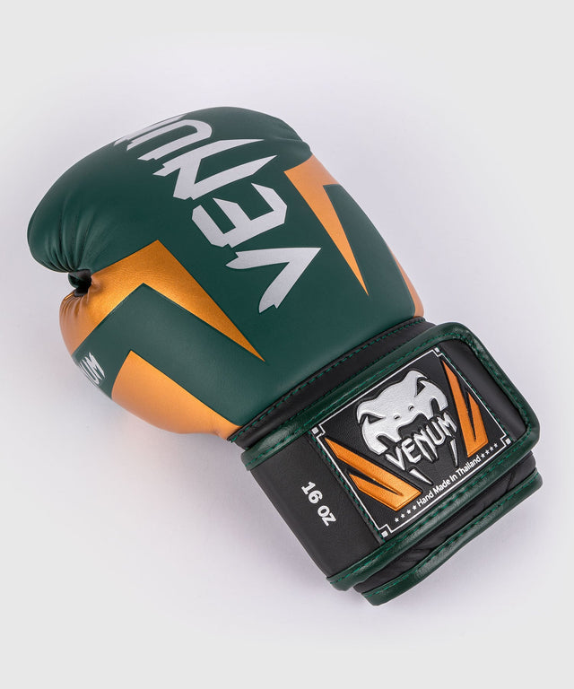 Venum Bokshandschoenen Elite - Groen/Brons/Zilver