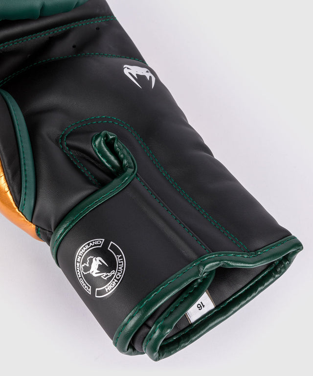 Venum Bokshandschoenen Elite - Groen/Brons/Zilver