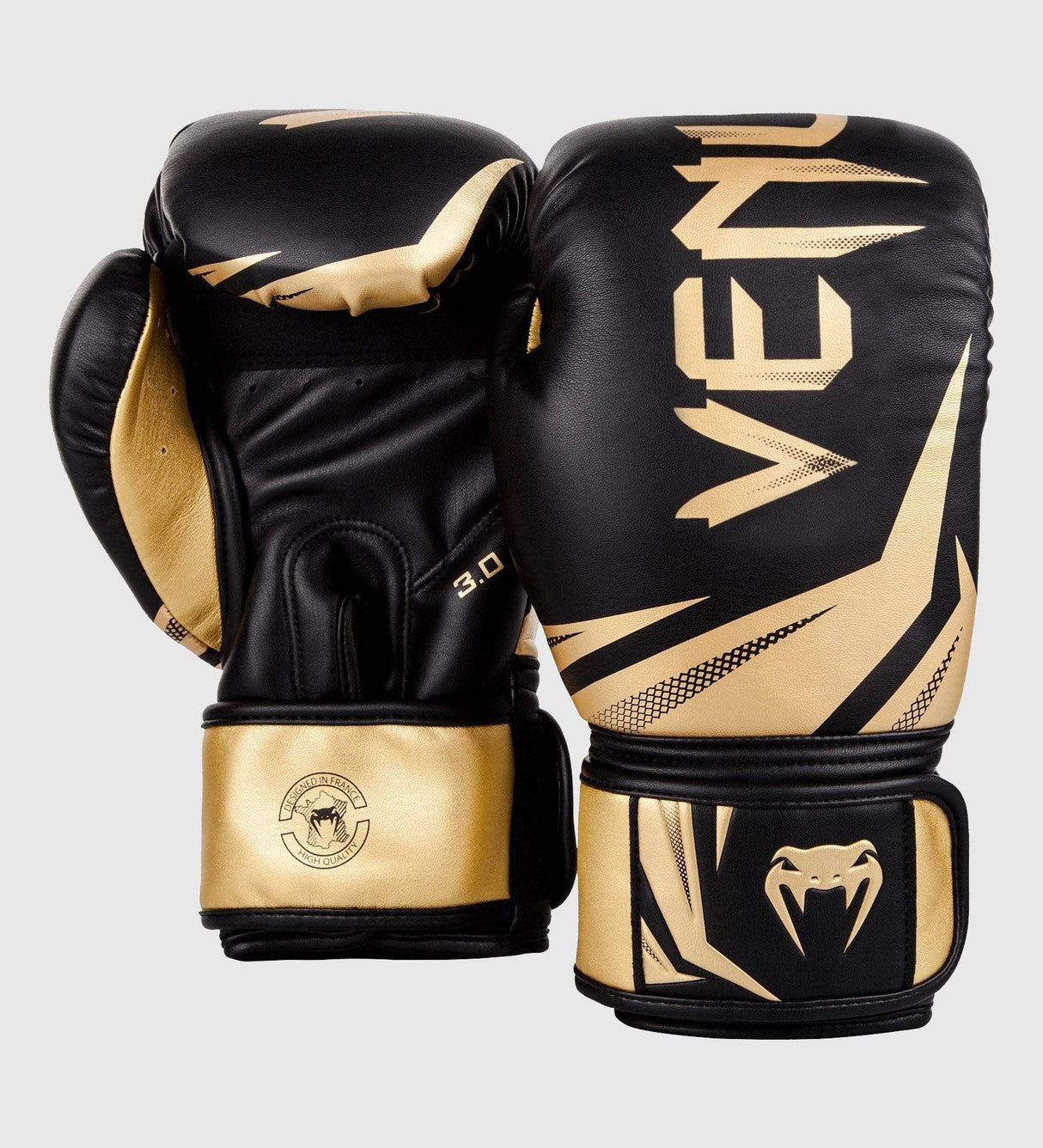 Venum Boxhandschuhe Challenger 3.0 - Schwarz/Gold - The Fight Company Deutschland