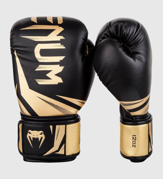 Venum Boxhandschuhe Challenger 3.0 - Schwarz/Gold - The Fight Company Deutschland