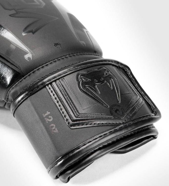 Venum Boxhandschuhe Elite Evo - Schwarz/Schwarz - The Fight Company Deutschland
