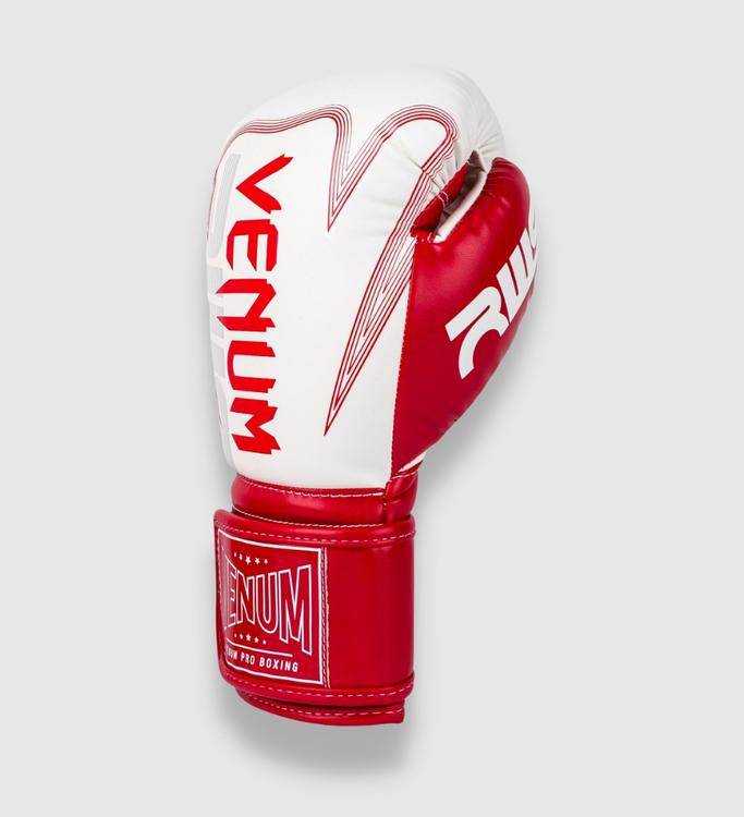 Venum X RWS Boxhandschuhe - Weiss/Rot - The Fight Company Deutschland