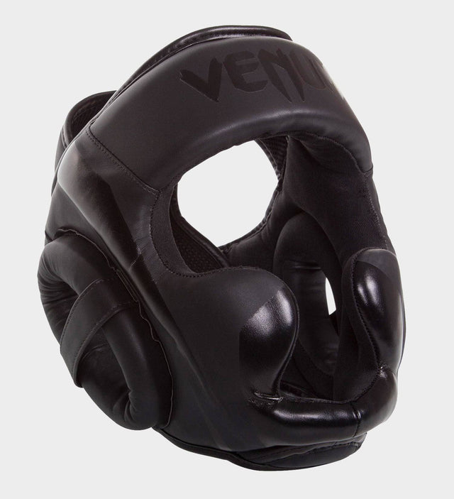 Venum Kopfschutz Elite - Schwarz/Schwarz - The Fight Company Deutschland