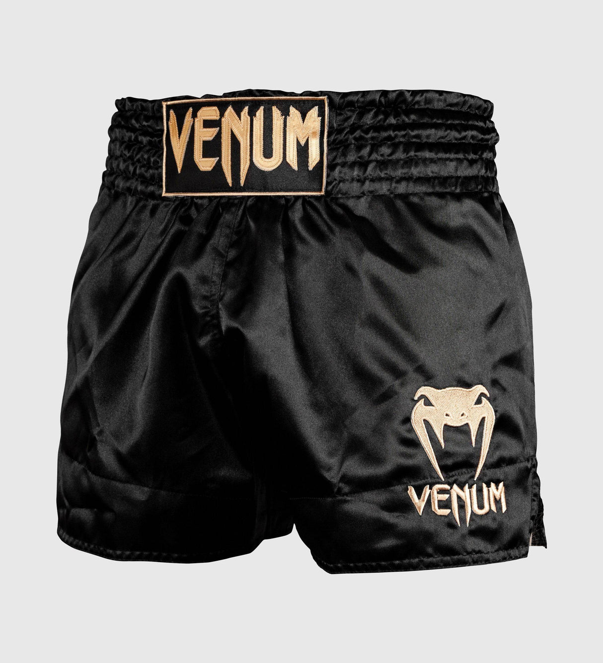 Venum Muay Thai Shorts Classic - Schwarz/Gold - The Fight Company Deutschland