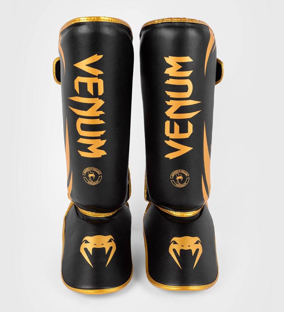 Venum Schienbeinschoner Challenger - Schwarz/Gold - The Fight Company Deutschland