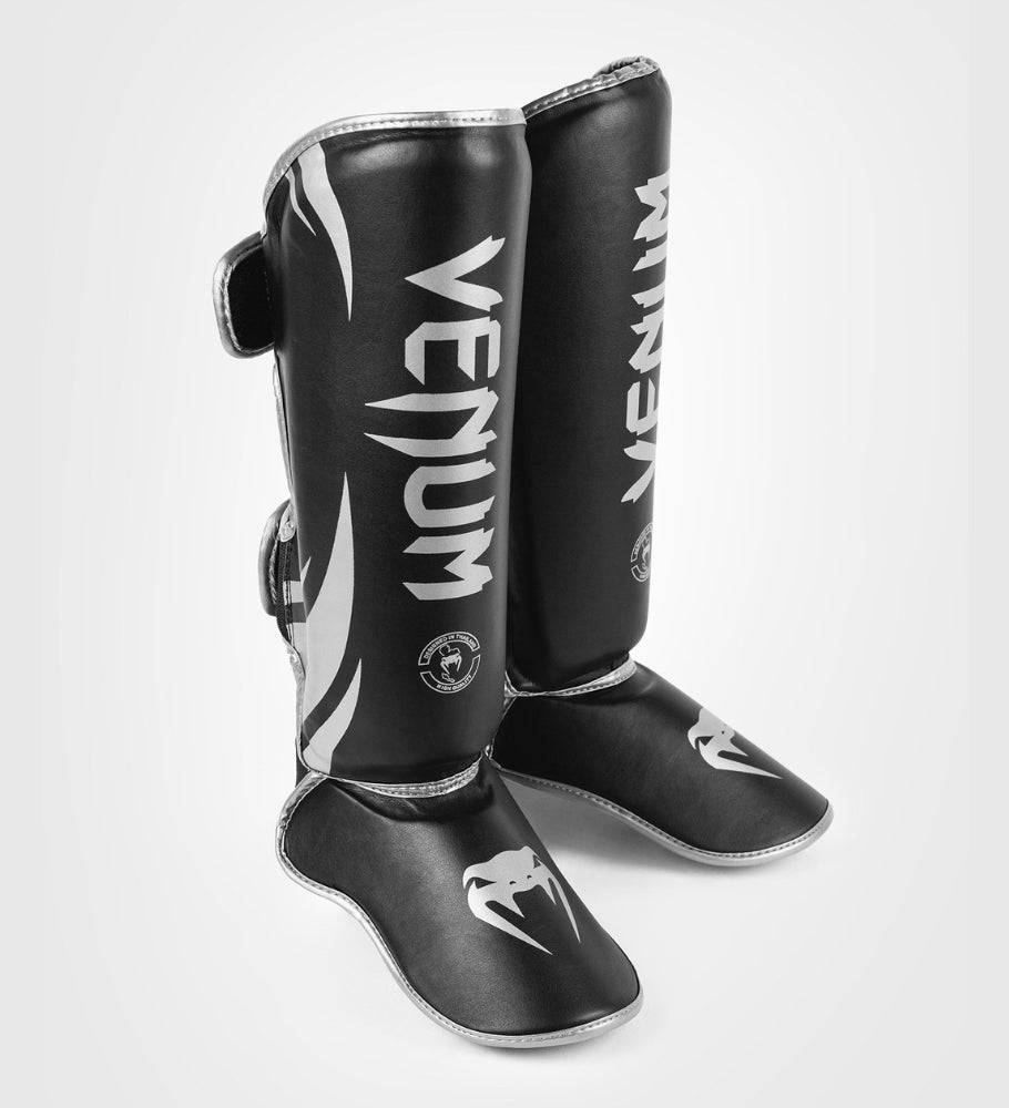 Venum Schienbeinschoner Challenger - Schwarz/Silber - The Fight Company Deutschland