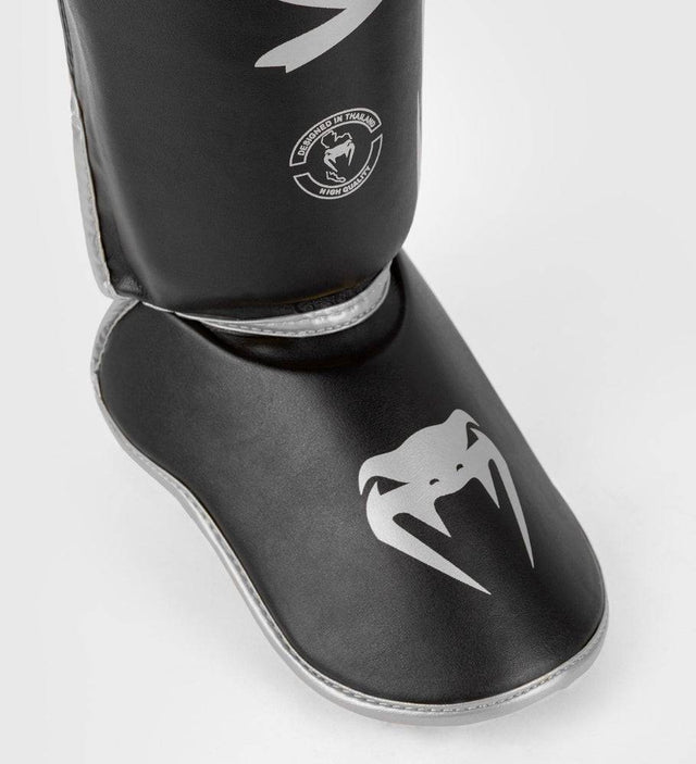 Venum Schienbeinschoner Challenger - Schwarz/Silber - The Fight Company Deutschland