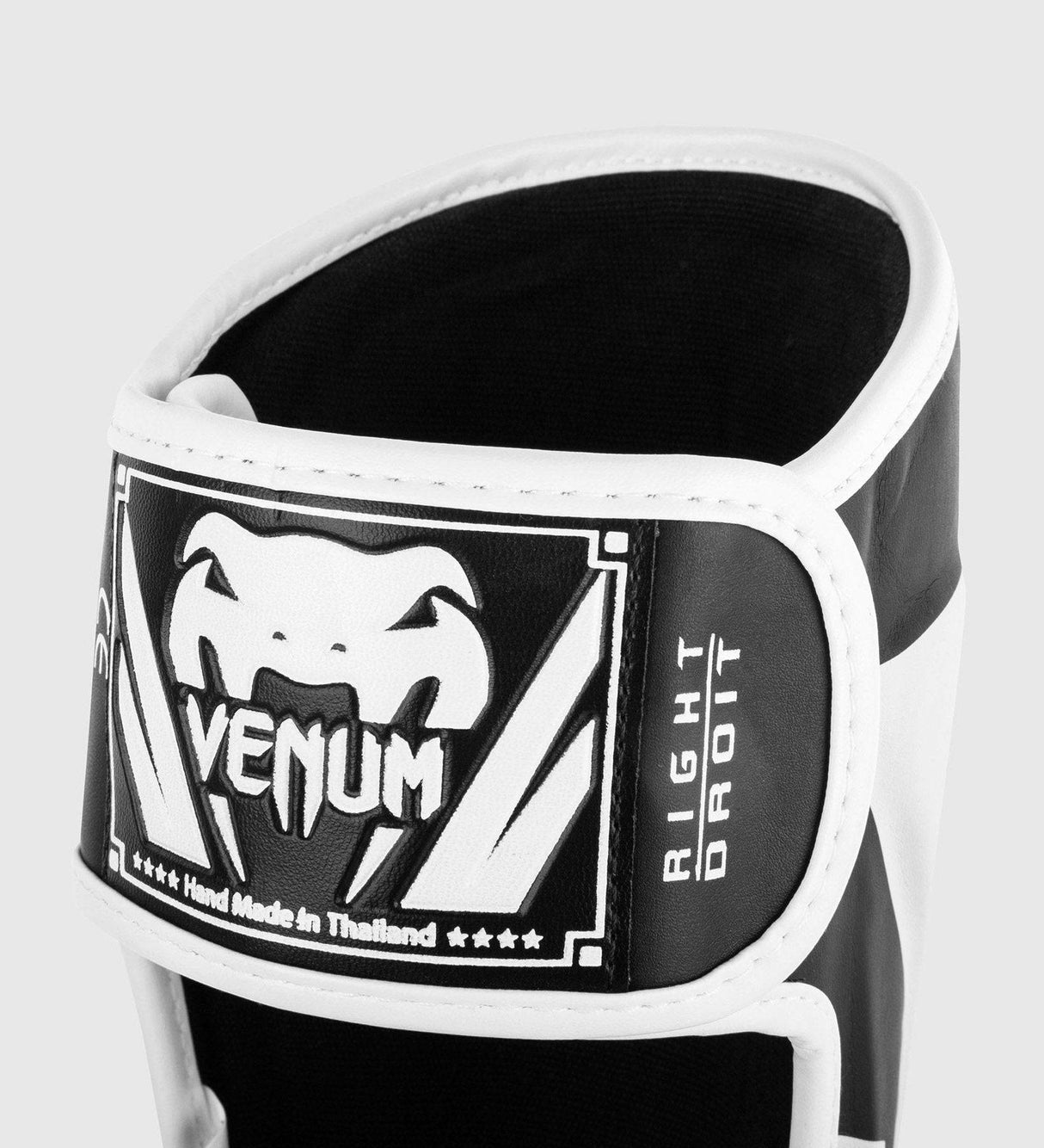 Venum Schienbeinschoner Elite - Schwarz/Weiss - The Fight Company Deutschland