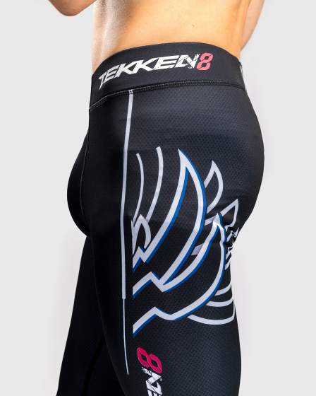Venum x TEKKEN 8 Spats - Jin Kazama - Blauw/Zwart/Wit