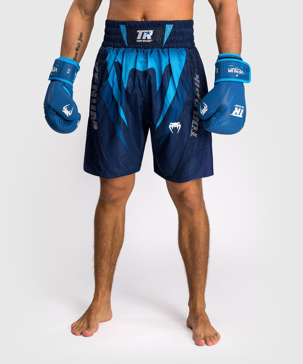Venum x Top Rank Original MMA Shorts - Navy Blauw