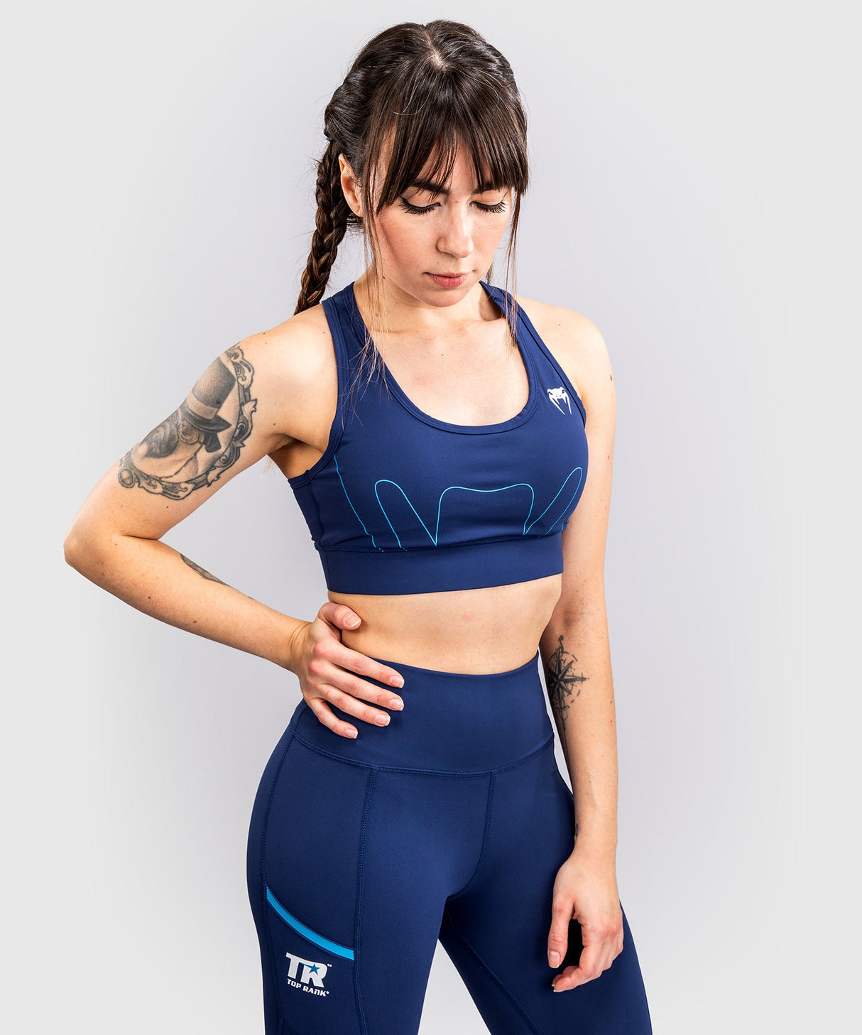 Venum x Top Rank Original Sport BH - Navy Blauw