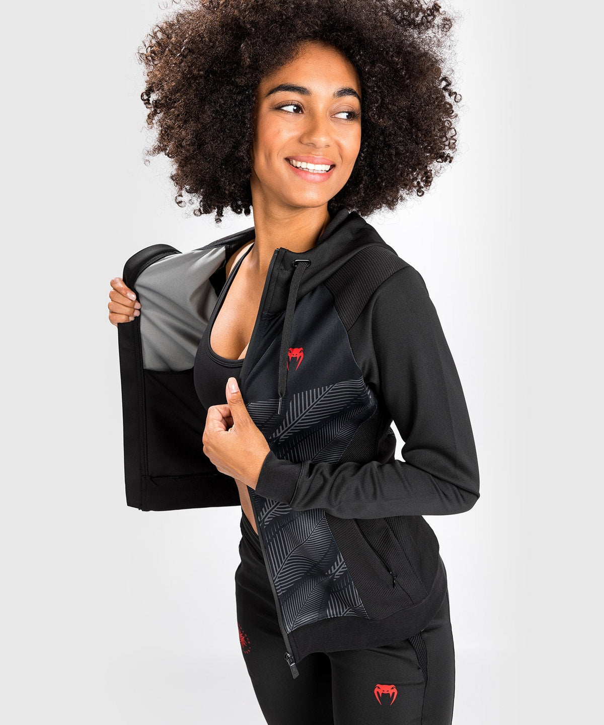 Venum Hoodie Phantom - Schwarz/Rot