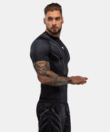 Venum Rashguard Streamline Kurzarm - Schwarz/Weiß