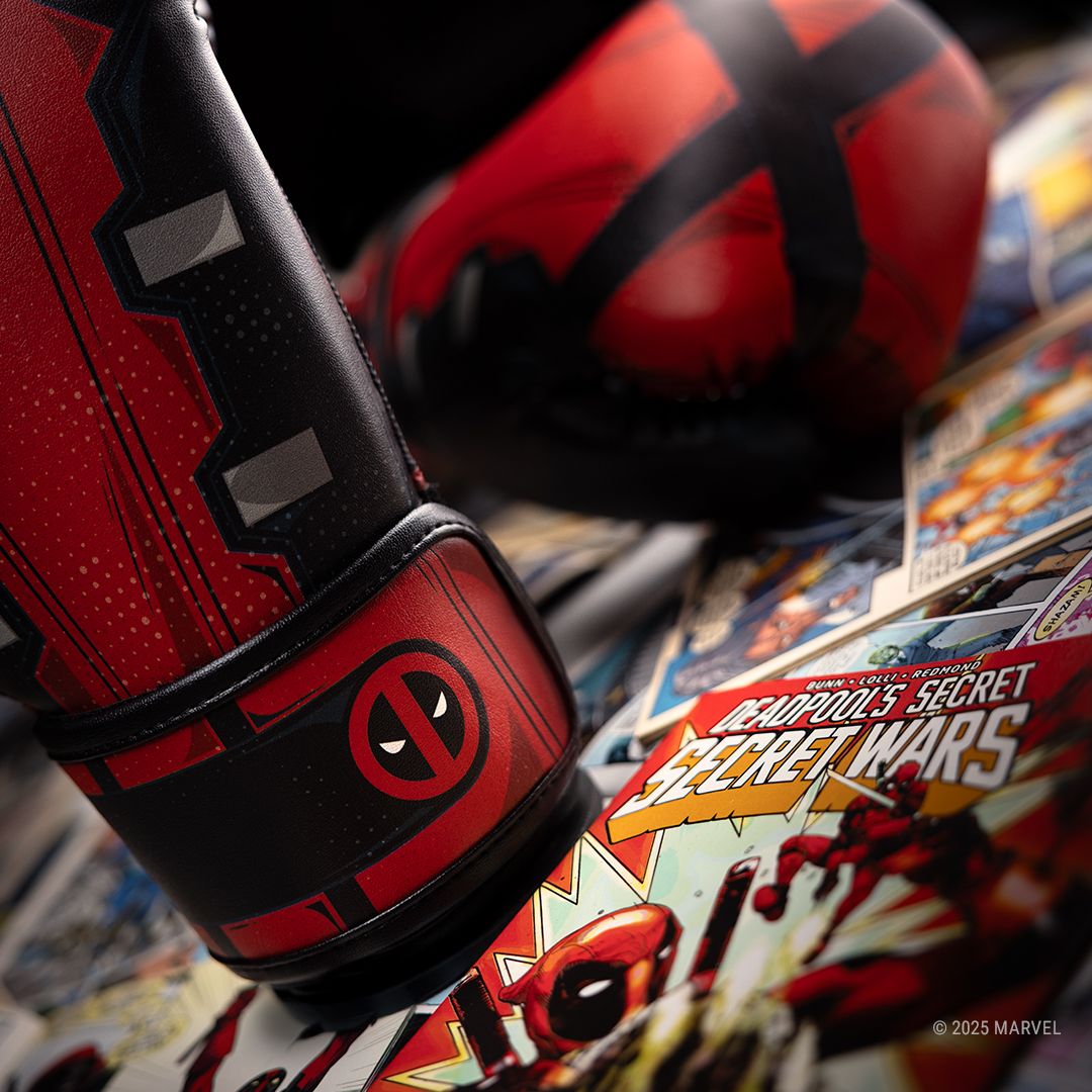 Hayabusa x Marvel Boxhandschuhe Deadpool - Rot/Schwarz