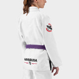 Hayabusa BJJ Gi Jacke Valor Lightweight Damen - Weiß