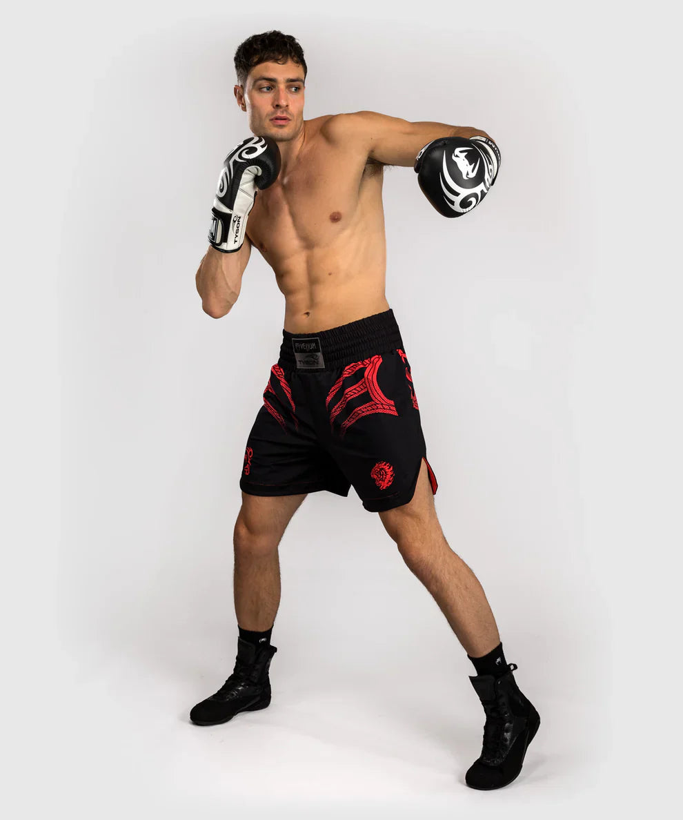 Venum x Mike Tyson Boxhosen Tiger – Schwarz/Rot