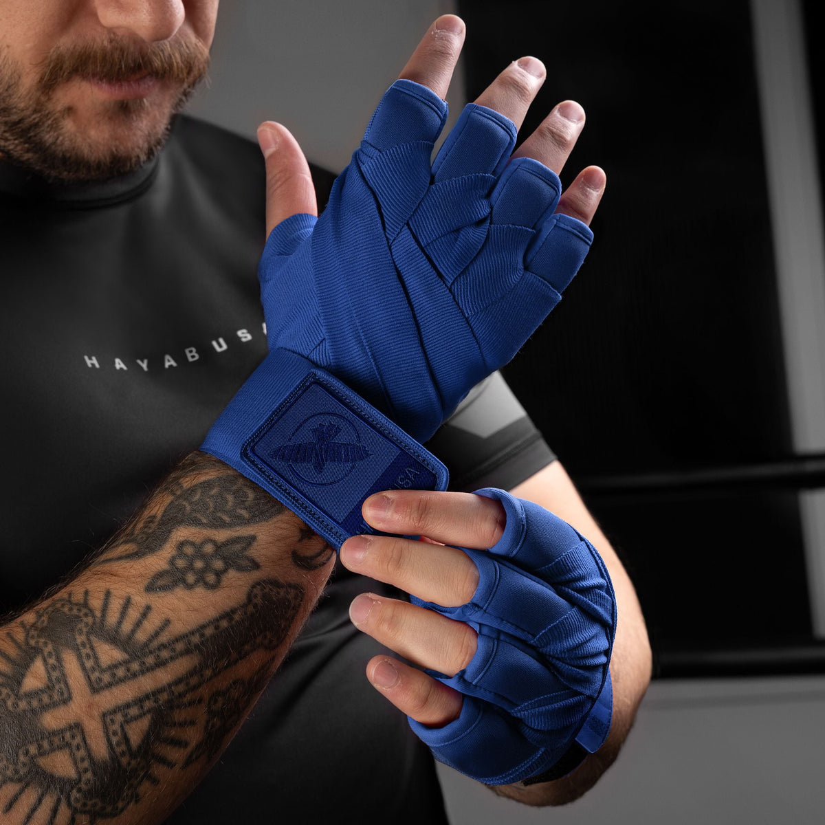Hayabusa Handwraps Knuckle Guard - Blau