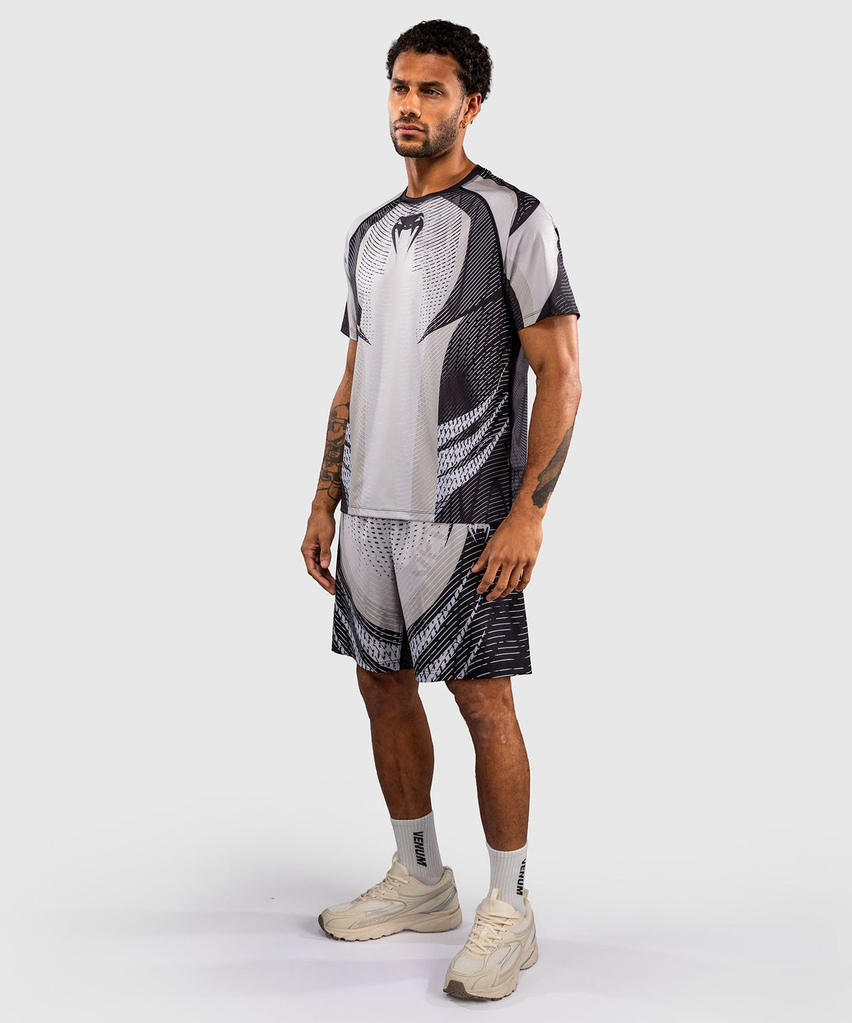 Venum T-Shirt Galactic 3.0 - Offwhite/Schwarz