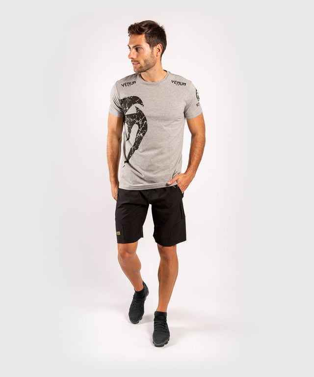 Venum T-Shirt Giant - Grau/Schwarz