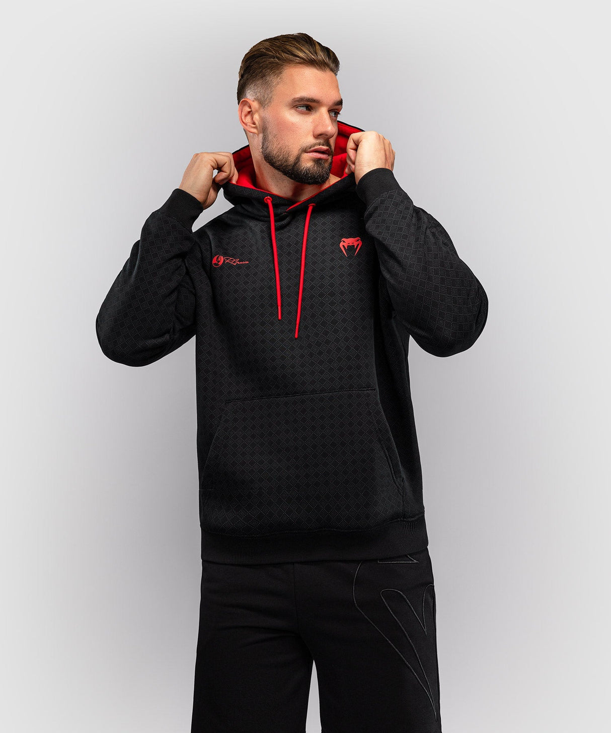 Venum Hoodie x Roger Gracie - Schwarz/Rot