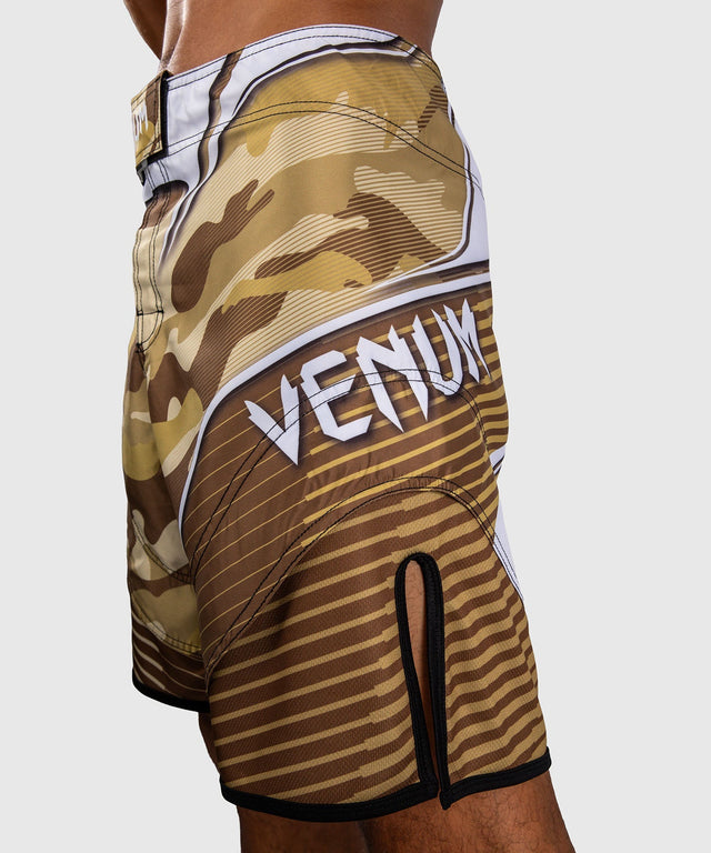 Venum MMA Shorts Camo Hero - Hellbeige/Braun