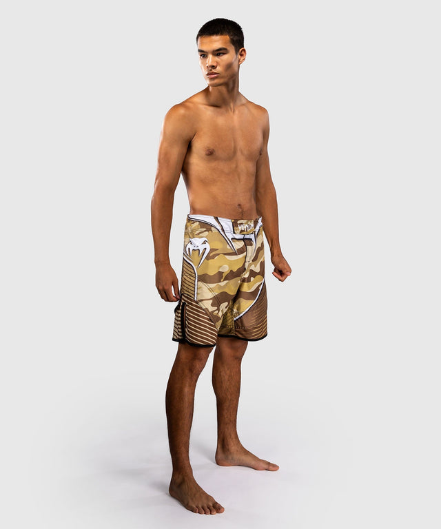 Venum MMA Shorts Camo Hero - Hellbeige/Braun