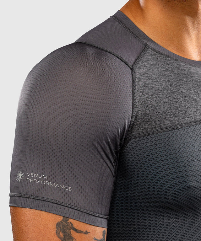 Venum Rashguard G-Fit Scale Kurzarm - Grau