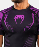 Venum Rashguard No-Gi 6.0 Kurzarm - Schwarz/Lila