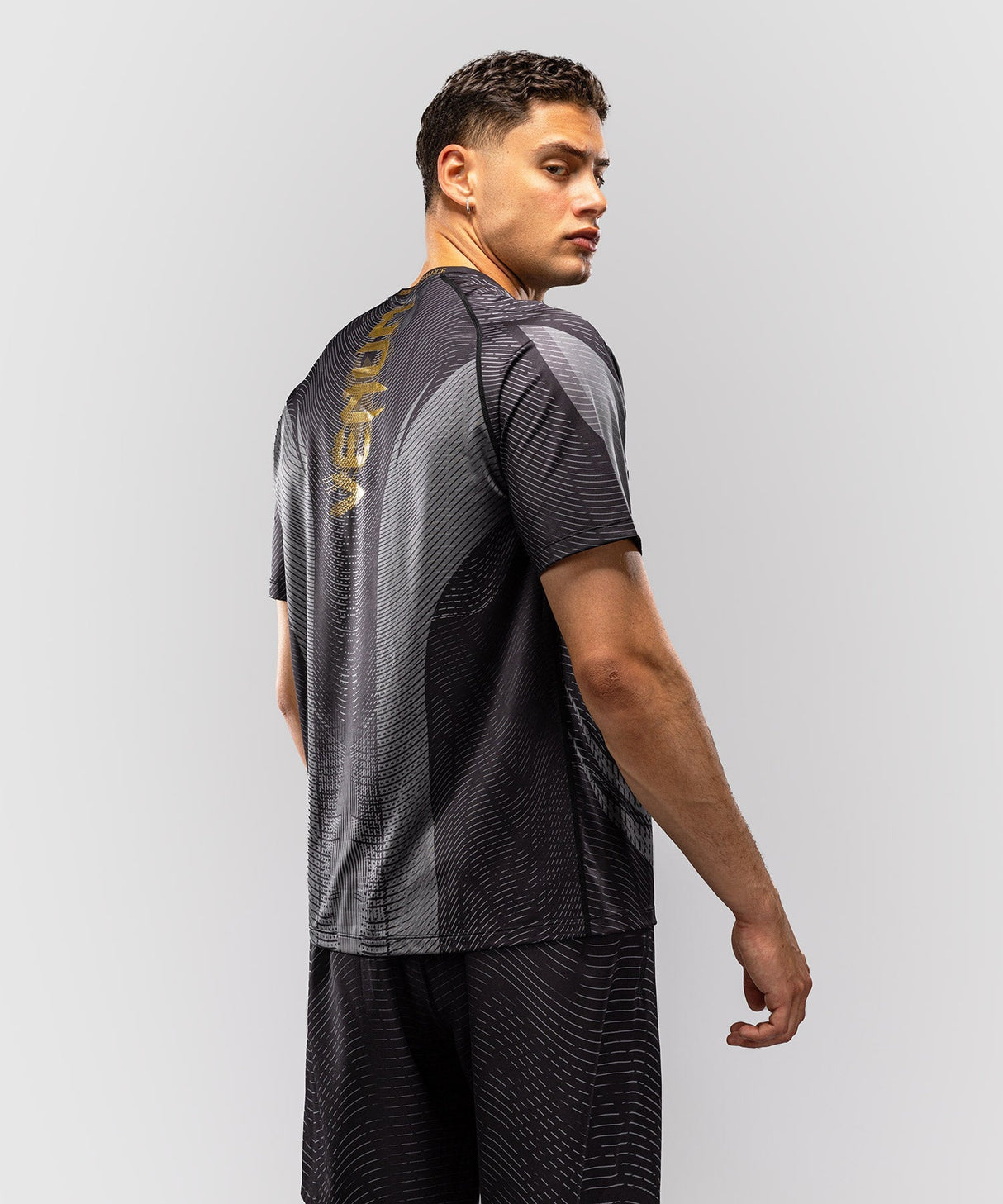 Venum T-Shirt Galactic 3.0 – Schwarz/Gold