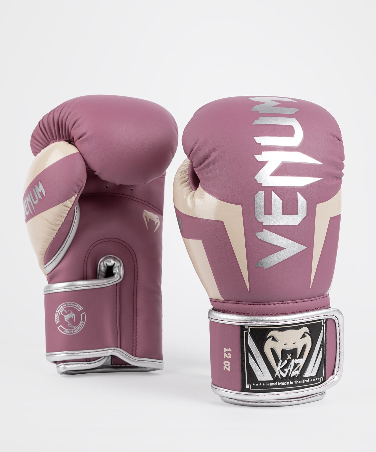 Venum Boxhandschuhe x Kaz - Dunkelorchidee/Silber