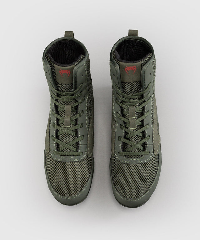 Venum Boxschuhe Contender - Khaki/Rot