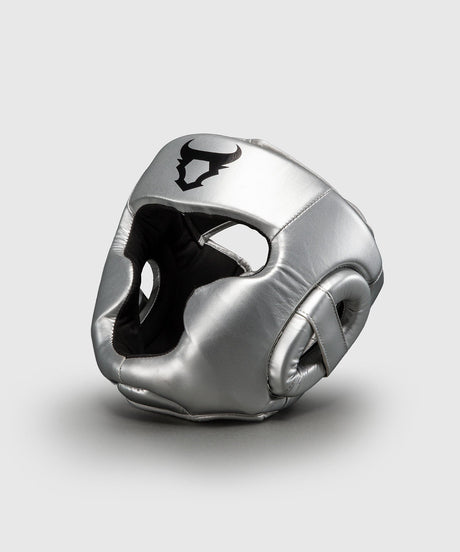Ringhorns Charger Kopfschutz Silber/Schwarz - Seitenansicht