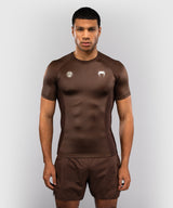 Venum Rashguard x Roger Gracie Academy Kurzarm - Dunkelbraun