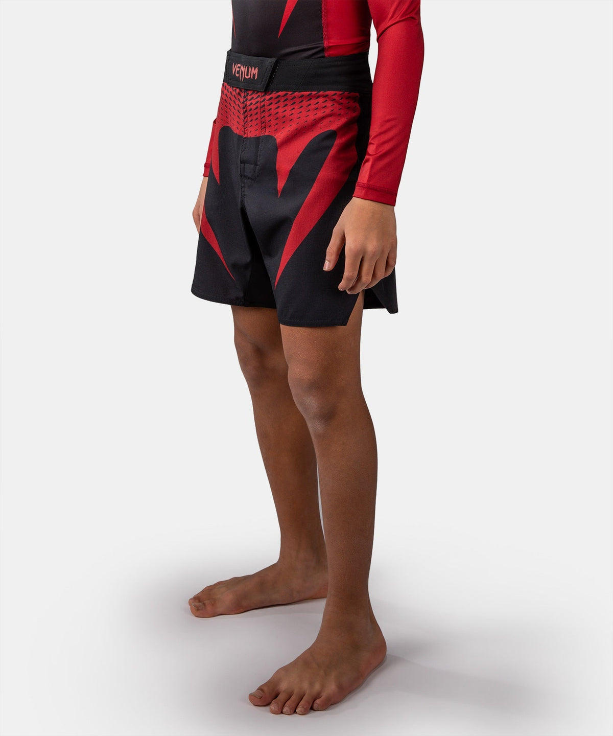 Venum MMA Shorts Attack Kinder - Schwarz/Rot