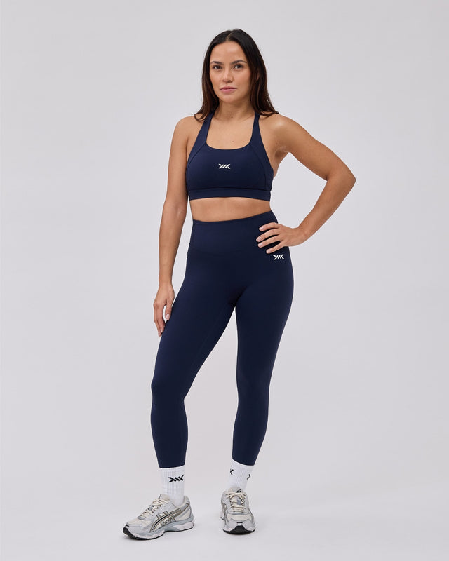 Caged Essential Leggings - Marineblau
