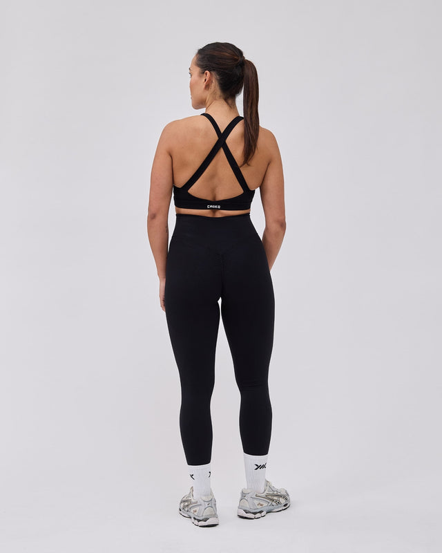 Caged Essential Leggings - Schwarz