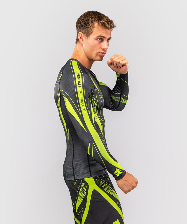Venum Rashguard Amazonia Reborn Lange Ärmel - Schwarz/Grün