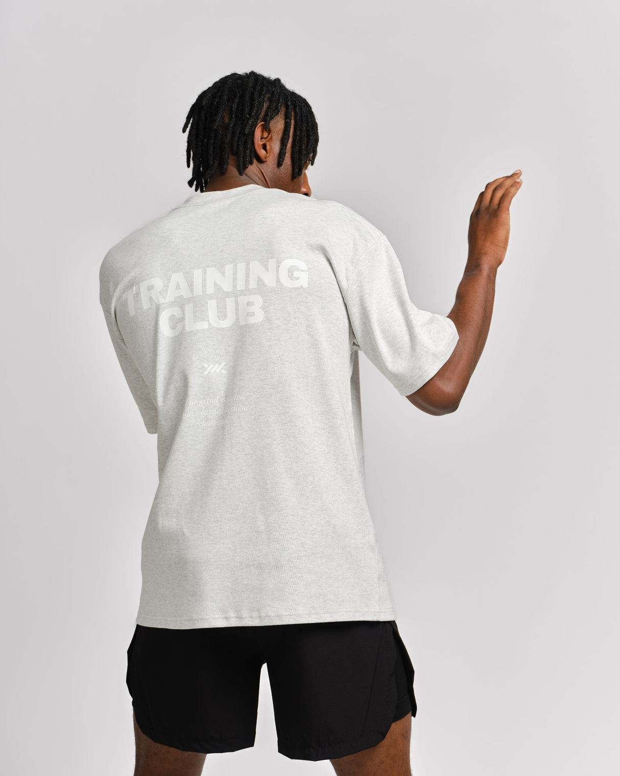 Caged T-Shirt Training Club – Hellgrau