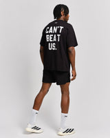 Caged T-Shirt „CBU” – Schwarz