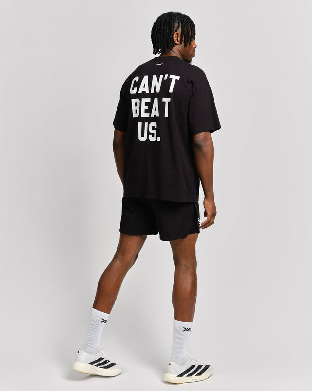 Caged T-Shirt „CBU” – Schwarz