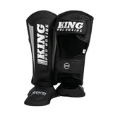 King Pro Boxing Schienbeinschoner Revo - Schwarz/Silber
