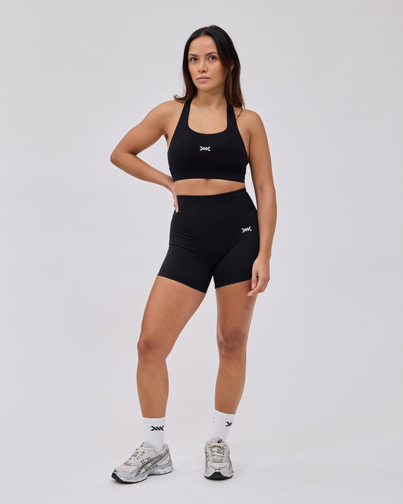 Caged Essential Shorts - Schwarz